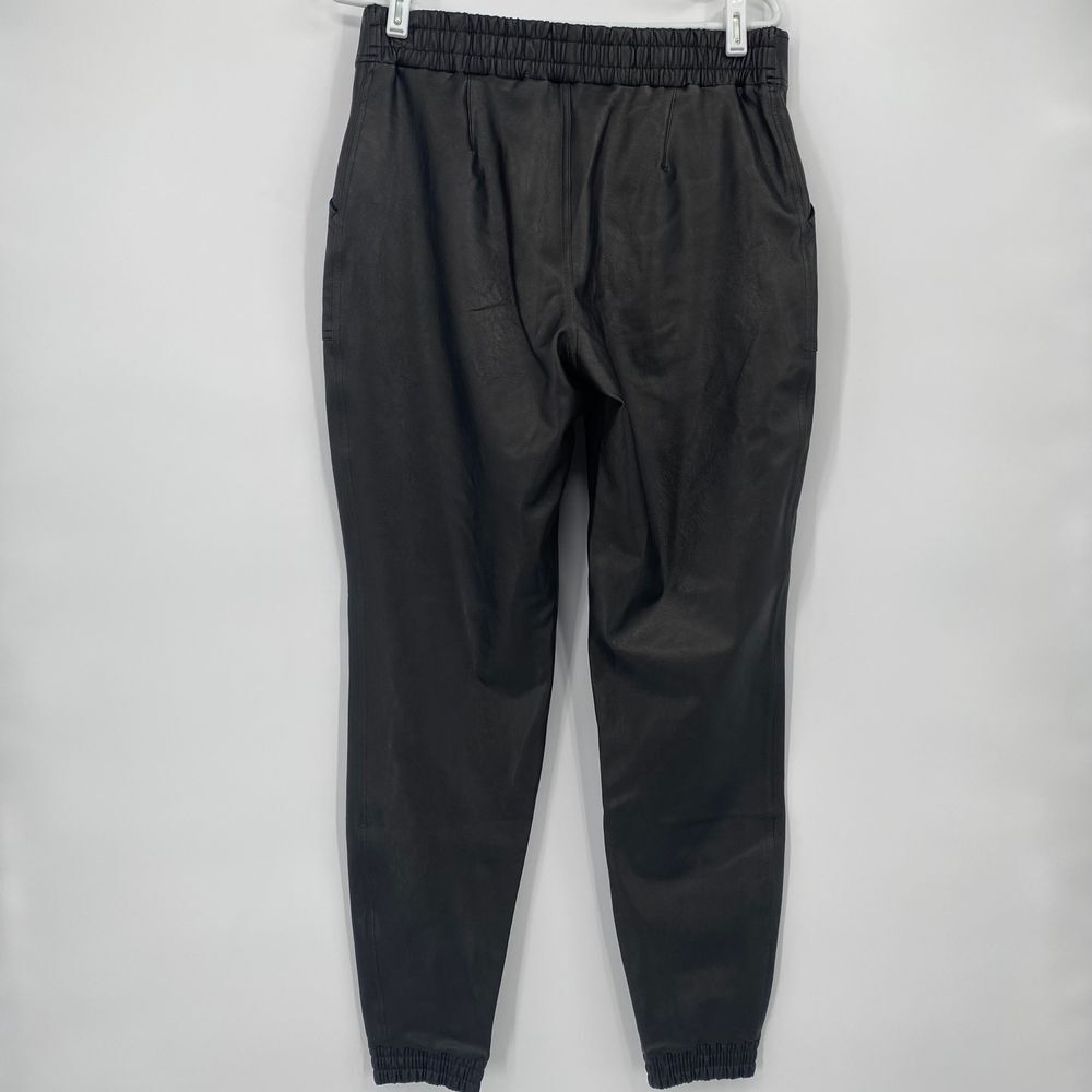 NEW Spanx Black Leather-Like Jogger Pants NWT Size Large Retail $148 - Picture 9 of 11